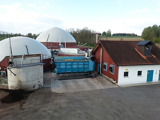 Die Biogasanlage in Kleinkatzbach